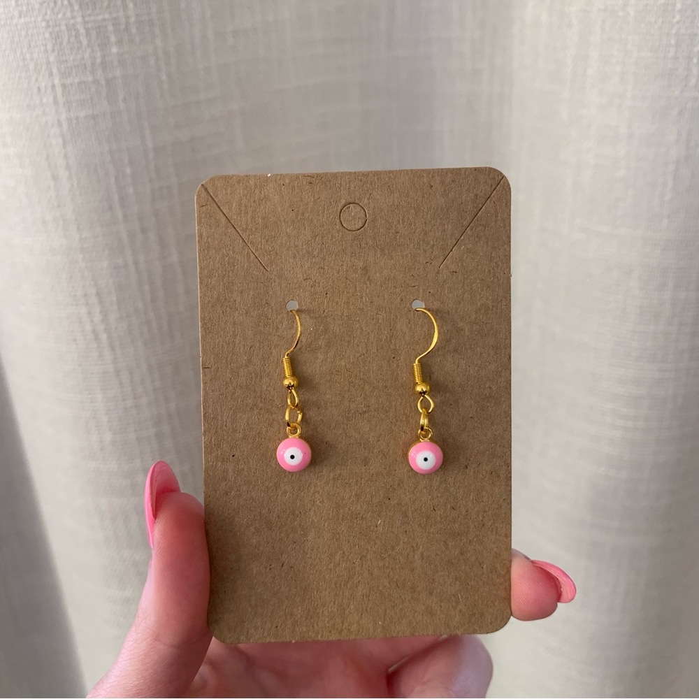 Handmade Evil Eye earrings